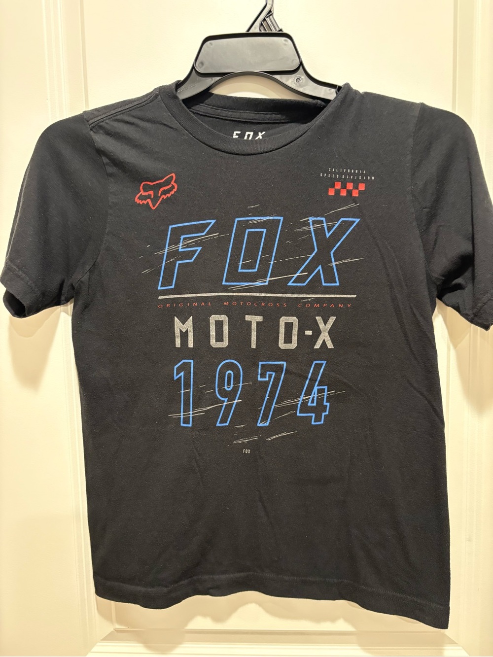 FOX Boys Black Moto-X Graphic Tee